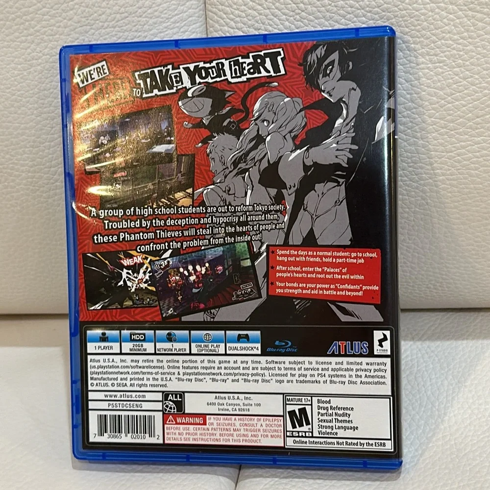 PS4 PERSONA5 Game